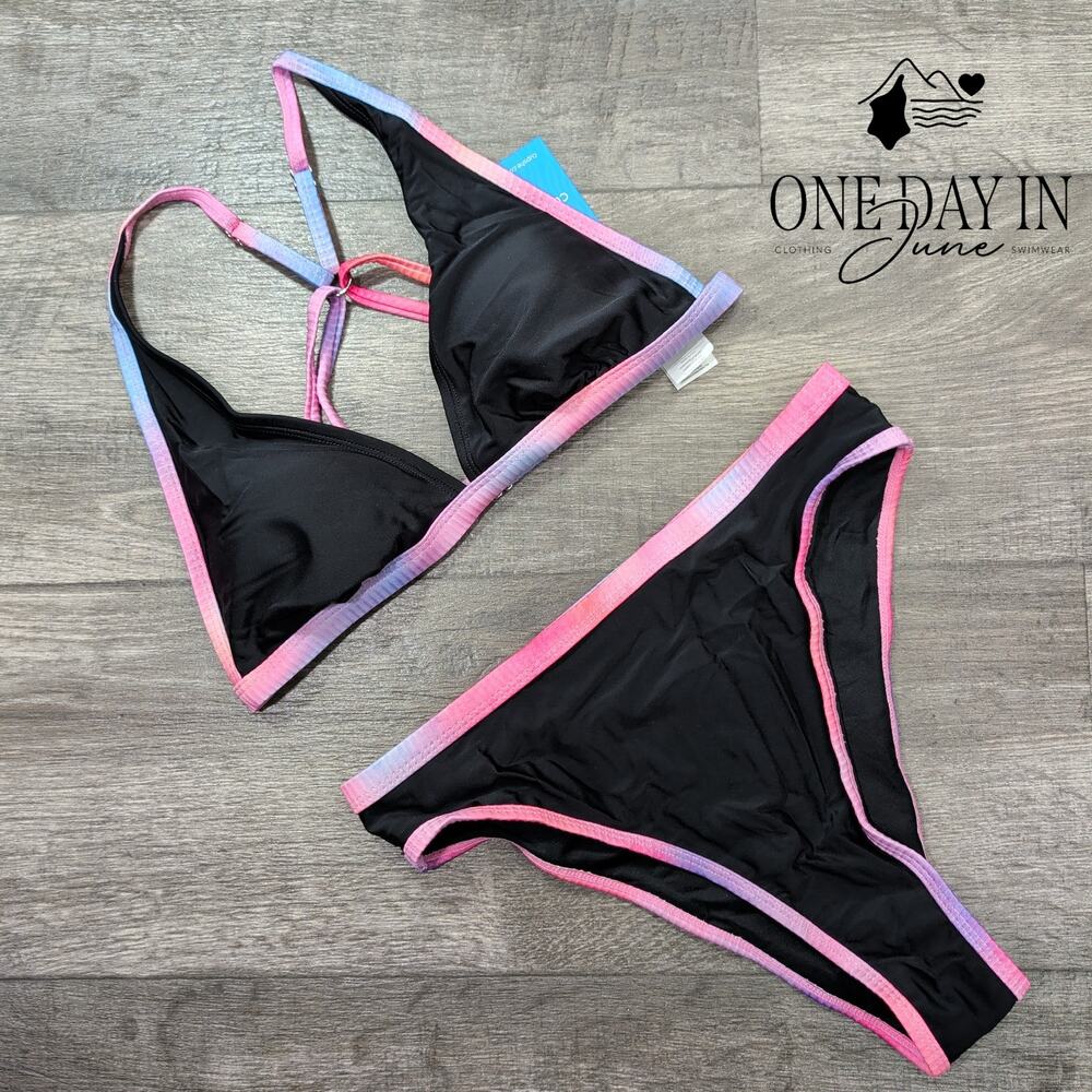 Cupshe High Cut Triangle Bikini Swimsuit Size S